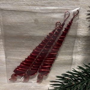 Karácsonyfadísz üveg 3 db-os - karácsony - karácsonyi lakásdekoráció - karácsonyfadíszek - Meska.hu