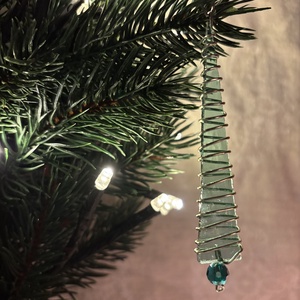 Karácsonyfadísz üveg 3 db-os - Meska.hu