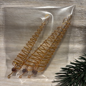 Karácsonyfadísz üveg 3 db-os - karácsony - karácsonyi lakásdekoráció - karácsonyfadíszek - Meska.hu