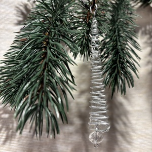 Karácsonyfadísz üveg 3 db-os, Karácsony, Karácsonyi lakásdekoráció, Karácsonyfadíszek, Mindenmás, Üvegművészet, MESKA