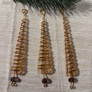 Karácsonyfadísz üveg 3 db-os - karácsony - karácsonyi lakásdekoráció - karácsonyfadíszek - Meska.hu