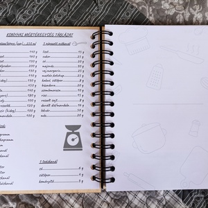 Receptes füzet + ajándék bevásárlólista jegyzettömb - otthon & életmód - konyhafelszerelés, tálalás - sütés, főzés - receptfüzet - Meska.hu