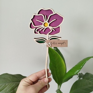 Nőnapi fa árvácska - Meska.hu