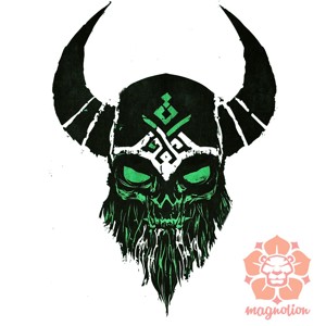 Foszforeszkáló viking v2 - ruha & divat - női ruha - póló, felső - Meska.hu