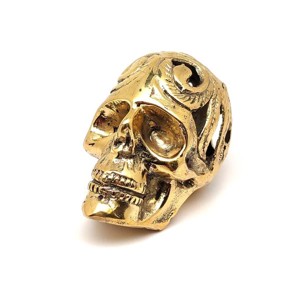 Réz figura koponya arany 4x6cm, Otthon & Életmód, Dekoráció, Dísztárgy, , MESKA