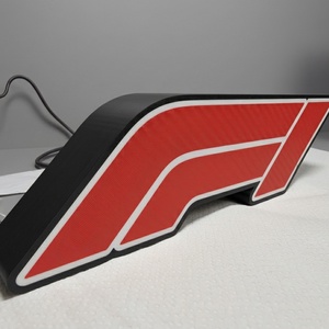 F1 lightbox/világító asztaldísz - otthon & életmód - dekoráció - asztal és polc dekoráció - asztaldísz - Meska.hu