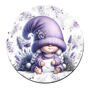 Cuki levendulás manólány levéllel mintás bögre alátét, , , MESKA