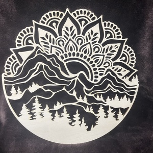 mandala, Esküvő, Emlék & Ajándék, Doboz, Famegmunkálás, MESKA