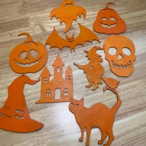Halloween díszek - otthon & életmód - dekoráció - dísztárgy - Meska.hu
