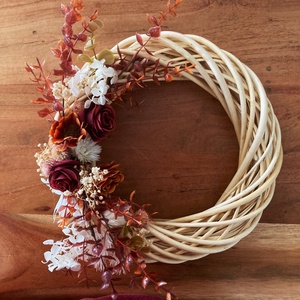 Őszi kopogtató/ajtódísz - otthon & életmód - dekoráció - ajtó- és ablak dekoráció - ajtódísz & kopogtató - Meska.hu