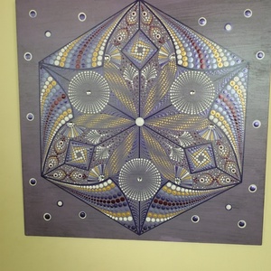 Mandala , Otthon & Életmód, Dekoráció, Spiritualitás, Mandala, Festett tárgyak, MESKA