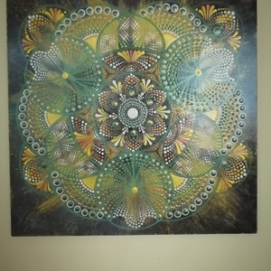 Mandala , Otthon & Életmód, Dekoráció, Spiritualitás, Mandala, Festészet, MESKA