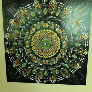 Mandala , Otthon & Életmód, Dekoráció, Spiritualitás, Mandala, Festészet, MESKA