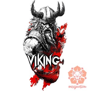 Viking plakát v5 férfi póló - ruha & divat - férfi ruha - póló - Meska.hu