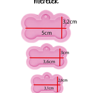 Epoxy kutyabiléta (Kék és Piros színvariációk) - otthon & életmód - kisállatoknak - kutyáknak - kutya biléta - Meska.hu