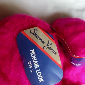 Sheena Yarms márkájú ciklámen bolyhozott mohair kötőfonal - kellékek & szerszámok - rövidáru - fonal, cérna - kevert fonal - Meska.hu