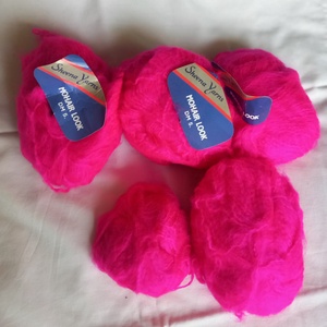 Sheena Yarms márkájú ciklámen bolyhozott mohair kötőfonal - kellékek & szerszámok - rövidáru - fonal, cérna - kevert fonal - Meska.hu