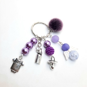 Arany, kék vagy lila babaváró kulcstartó ásványokkal  - táska & tok - kulcstartó & táskadísz - kulcstartó - Meska.hu Arany, kék vagy lila babaváró kulcstartó ásványokkal  - táska & tok - kulcstartó & táskadísz - kulcstartó - Meska.hu