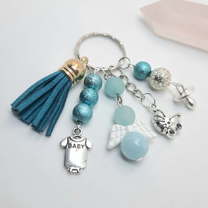 Arany, kék vagy lila babaváró kulcstartó ásványokkal  - táska & tok - kulcstartó & táskadísz - kulcstartó - Meska.hu Arany, kék vagy lila babaváró kulcstartó ásványokkal  - táska & tok - kulcstartó & táskadísz - kulcstartó - Meska.hu