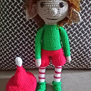 Karácsonyi Manó - karácsony - karácsonyi lakásdekoráció - karácsonyi manók, figurák - Meska.hu