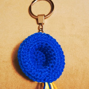 Horgolt kalap kulcstartó - táska & tok - kulcstartó & táskadísz - kulcstartó - Meska.hu