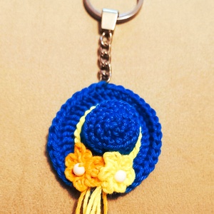 Horgolt kalap kulcstartó, Táska & Tok, Kulcstartó & Táskadísz, Kulcstartó, Horgolás, MESKA