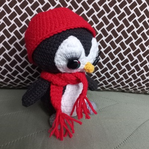 Horgolt pingvin - játék & sport - plüssállat & játékfigura - más figura - Meska.hu