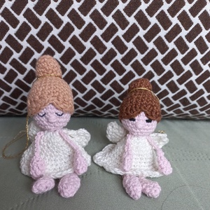 Angyalka díszek - karácsony - karácsonyi lakásdekoráció - karácsonyfadíszek - Meska.hu