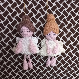 Angyalka díszek - karácsony - karácsonyi lakásdekoráció - karácsonyfadíszek - Meska.hu