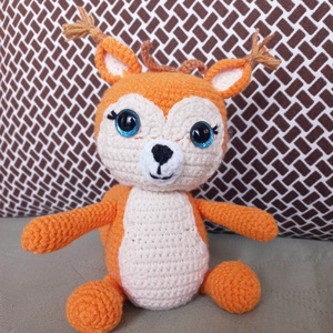 Horgolt mókuska, Játék & Sport, Plüssállat & Játékfigura, Más figura, , MESKA