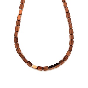 Hematit szinezett bronz tégla 3x5mm, Kellékek & szerszámok, Ásvány alapanyag, Ásványfüzér, , MESKA