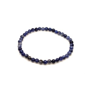 Szodalit ásvány karkötő golyós 4mm, Ékszer, Karkötő, Ásványkarkötő, , MESKA