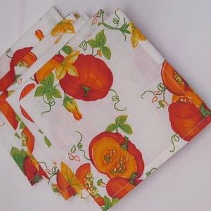 NOWASTE! sütőtökös textil  zsebkendő 5 db - szépségápolás - egészségmegőrzési kellékek - Meska.hu