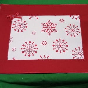 Karácsony/ textil tányér alátét ünnepi terítéshez - Meska.hu