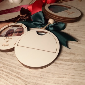 fényképes egyedi karácsonyfadísz - karácsony - karácsonyi lakásdekoráció - karácsonyfadíszek - Meska.hu