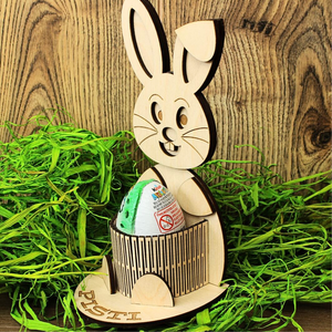 Neves nyuszis ajándék - otthon & életmód - dekoráció - asztal és polc dekoráció - dekorációs tál, tartó - Meska.hu