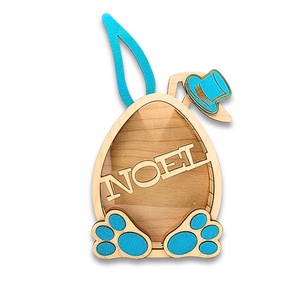 Színes húsvéti nyuszis cukorka tartó névre szólóan - otthon & életmód - dekoráció - asztal és polc dekoráció - persely - Meska.hu