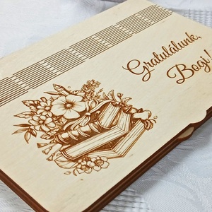 Elegáns Ballagási Pénzátadó Boríték Helyett �  Könyves Design - otthon & életmód - papír, írószer - ajándékozás kellékei - pénzátadó doboz - Meska.hu