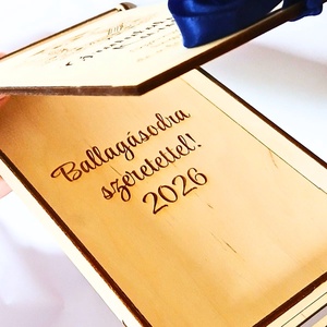 Egyedi neves pénzátadó doboz � Ballagási baglyos díszdoboz - otthon & életmód - papír, írószer - ajándékozás kellékei - pénzátadó doboz - Meska.hu