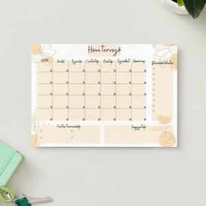 Havi tervező  - művészet - grafika & illusztráció - digitális - Meska.hu