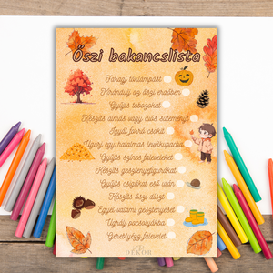 Bakancslista gyerekeknek - művészet - grafika & illusztráció - digitális - Meska.hu