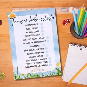 Bakancslista gyerekeknek - művészet - grafika & illusztráció - digitális - Meska.hu