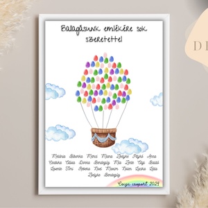 Ballagási csoportos ujjlenyomat emléklap, Művészet, Grafika & Illusztráció, Digitális, Fotó, grafika, rajz, illusztráció, MESKA
