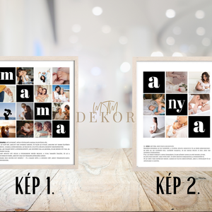 Anyák napi fényképes ajándék / Anya / Mama / Fényképes ajándék / Anyák napja, Művészet, Grafika & Illusztráció, Digitális, Fotó, grafika, rajz, illusztráció, MESKA