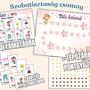 Szobatisztaság csomag - Szobatiszta leszek! - Tépőzáras jutalomtábla szobatisztasághoz  - művészet - grafika & illusztráció - digitális - Meska.hu