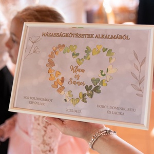 Esküvői pénzátadó szívecskékkel  - Meska.hu