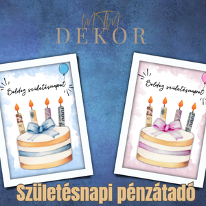 Születésnapi pénzátadó torta - egyedi üzenettel , Művészet, Grafika & Illusztráció, Digitális, Fotó, grafika, rajz, illusztráció, MESKA