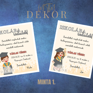 Ballagási meghívó / Meghívók ballagásra / Óvodai ballagási meghívó - Meska.hu