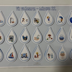 Víz Világnapja � Játékos foglalkoztató gyerekeknek - művészet - grafika & illusztráció - digitális - Meska.hu