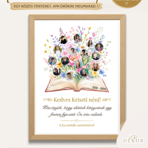 Tanári emléklap - egyedi fotókkal készítve - Ballagási emlék  - művészet - grafika & illusztráció - digitális - Meska.hu